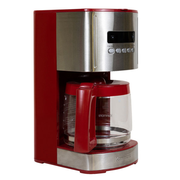 Kenmore 12 Cup Programmable Coffee Maker, Red & Reviews Wayfair